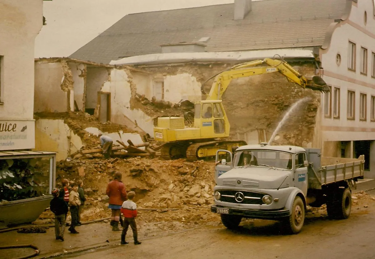 Abbruch in Lembach, 1971