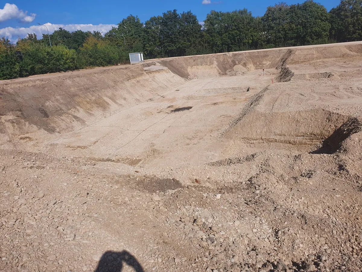 Aushub mit 3D/GPS-Maschinensteuerung