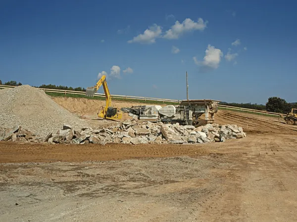 Erdbau-Baustelle in Bad Leonfelden