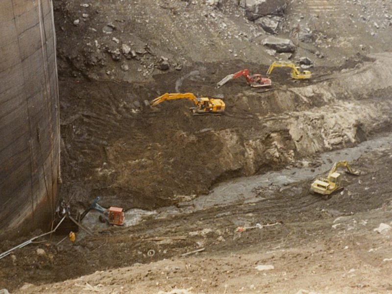 11 Rannastausee baggern Schlamm entsorgen ca. 1982