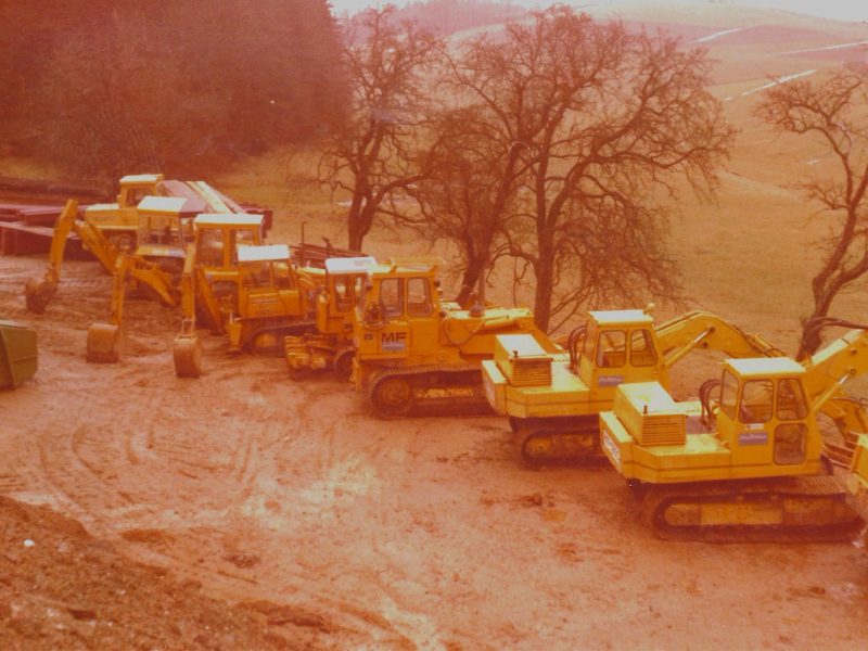 7 Radbagger, Laderaupen, Kettenbagger ca.1975