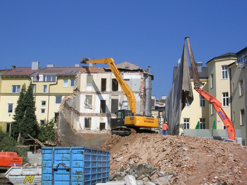 Rückbau Staubschutz Linz